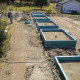 Glendon biofilter basin installation, Marrowstone Island