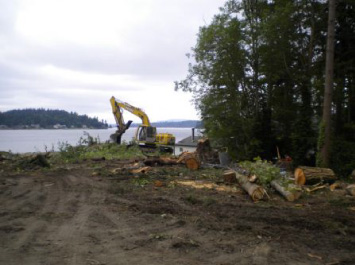 Land clearing and leveling services